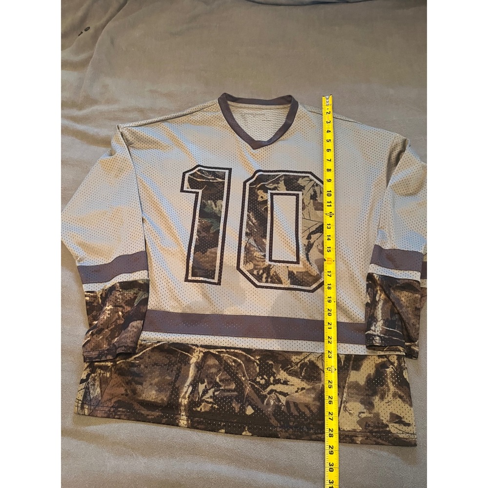 Broken Threads Jersey Camo Mesh Graphic Grey Size L Streetwear Gorpcore